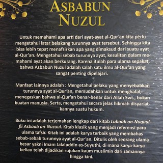 Lubabun Nuqul Fi Asbabin Nuzul Jalaluddin Abdurrahman As Suyuti Kitab Ulumul Quran Indonesia 
