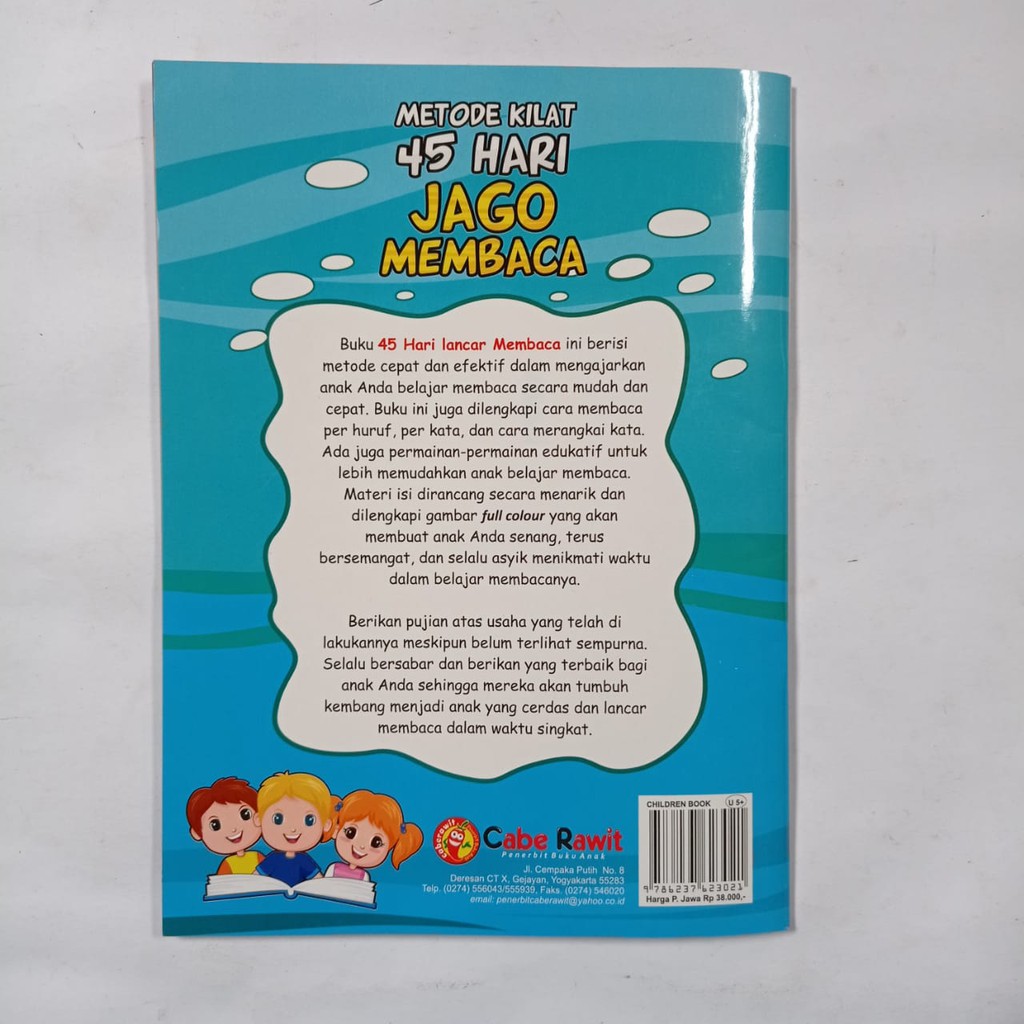 Dalam proses mengajar anak menulis, gunakanlah cara yang menyenangkan. Buku Anak Belajar Membaca Paud Tk Metode Kilat 45 Hari Jago Membaca Mp Shopee Indonesia