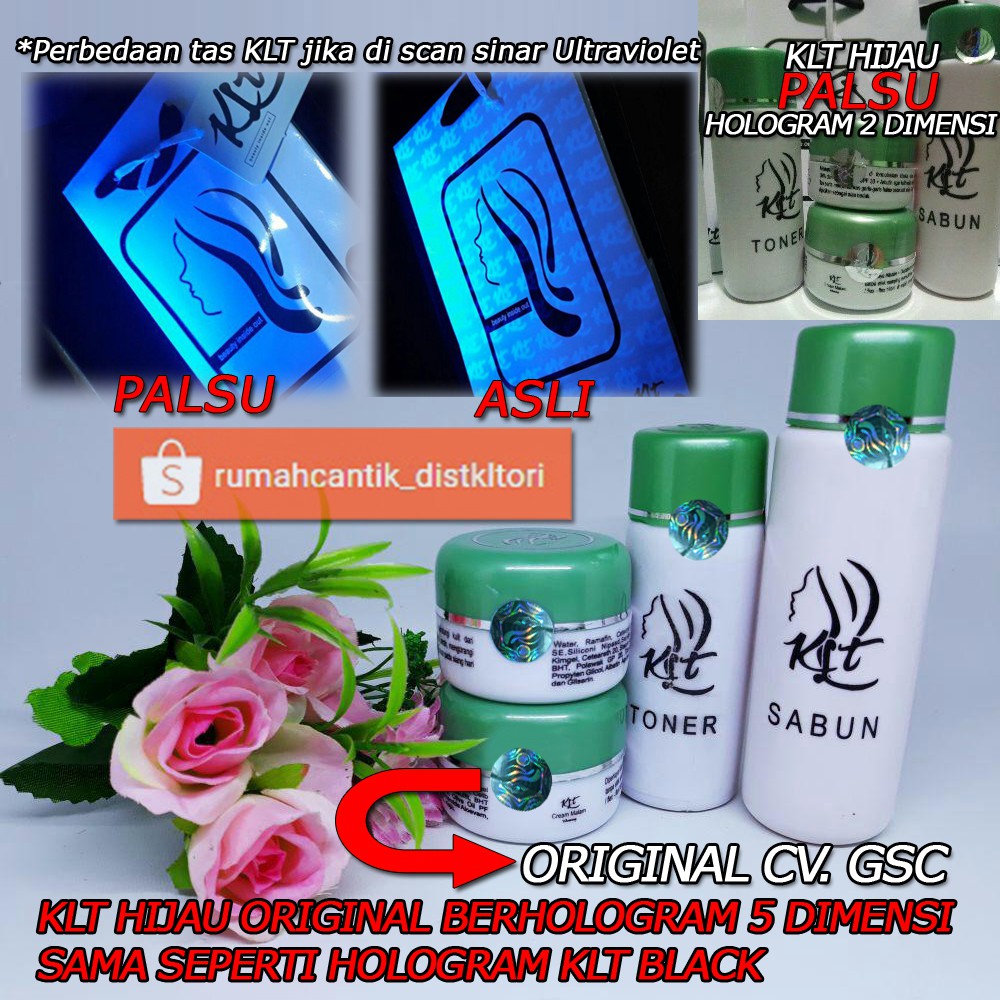 Informasi penting cream palsu klt harga 55.000 1 pcs / 55rb minim ambl 25 pcs itu palsu bisa jadi . Perbedaan Klt Hijau Asli Dan Palsu - Terkait Perbedaan