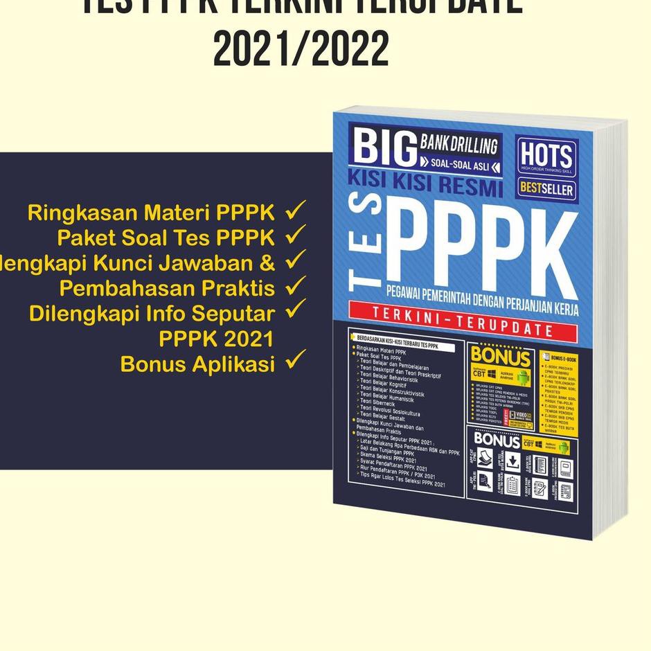 Aplikasi simulasi cat cpns offline versi desktop, silahkan dicoba. Kya 26my21á´¼ Buku Pppk 2021 Buku Cpns Big Bank Drilling Kisi Kisi Resmi Tes Pppk Terkini Terupdate Shopee Indonesia