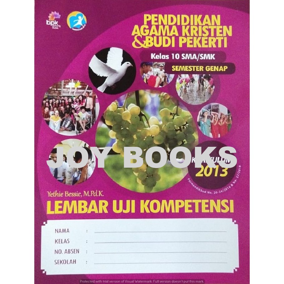 Tanya jawab, pengertian metode pembelajaran roda. Buku Lks Lembar Uji Kompetensi Pendidikan Agama Kristen Budi Pekerti Bpk Gunung Mulia Sma 10 11 12 Shopee Indonesia