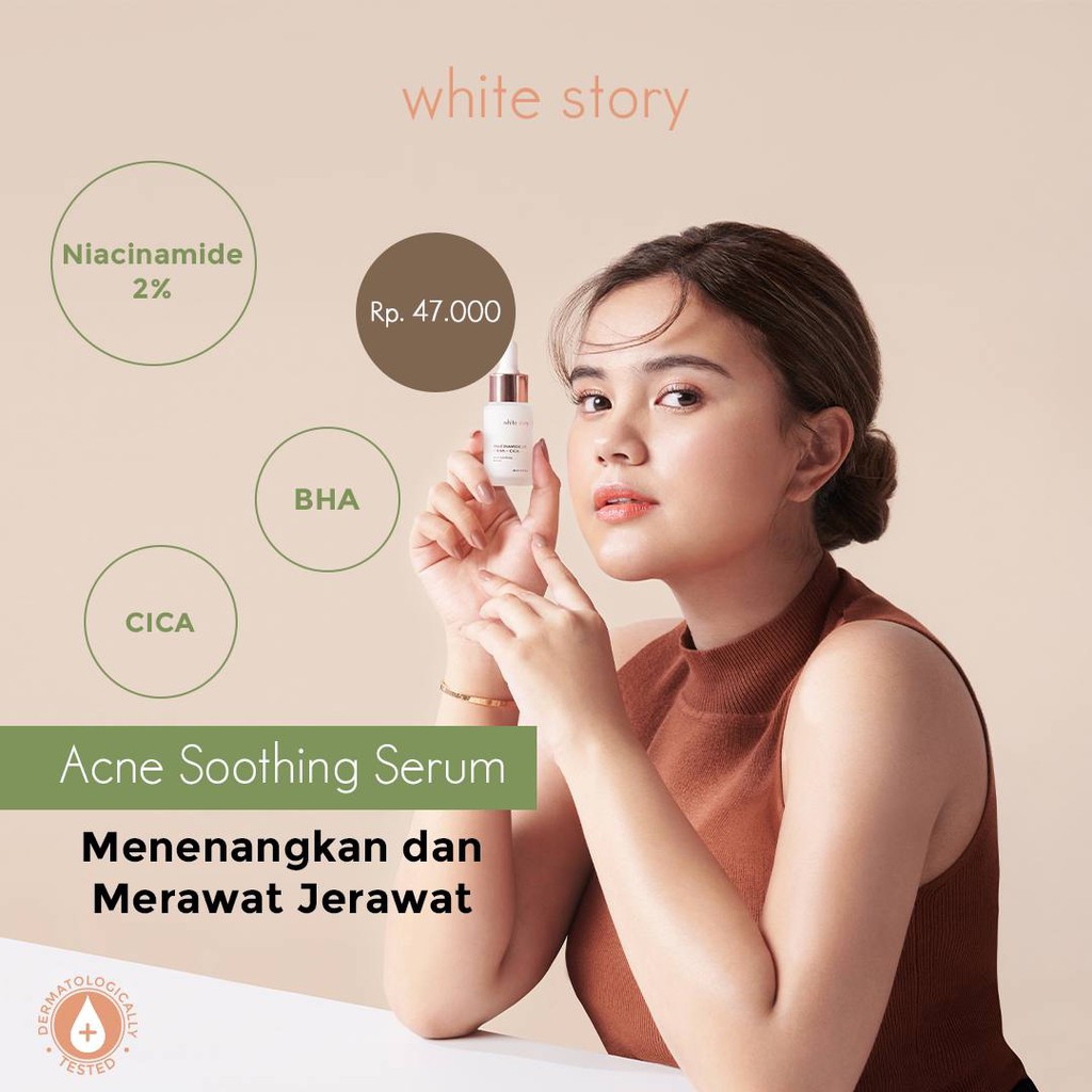 Acne is common among adolescents and young adults but can occur at any. Jual White Story Acne Soothing Serum Indonesia Shopee Indonesia