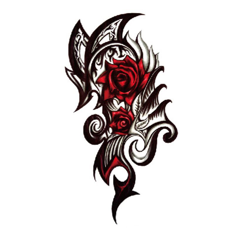 Gambar tato bunga mawar di tanggan alat nya cuma pulpen biasa yaitu pulpen . Tato Stiker Tahan Air Tahan Keringat Tahan Lama Mawar Merah Tahan Lama Bunga Di Dada Lengan Totem Un Shopee Indonesia