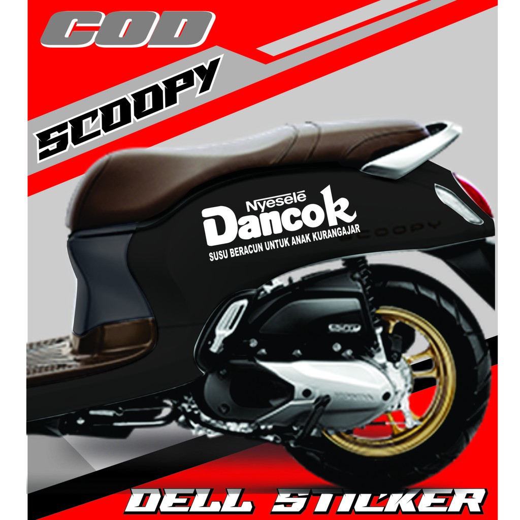 If playback doesn't begin shortly, try restarting your . Stiker Scoopy Dancok Sticker Scoopy Striping Scoopy Cutting Sticker Merek Logo Nmax Pcx Genio Vespa Shopee Indonesia