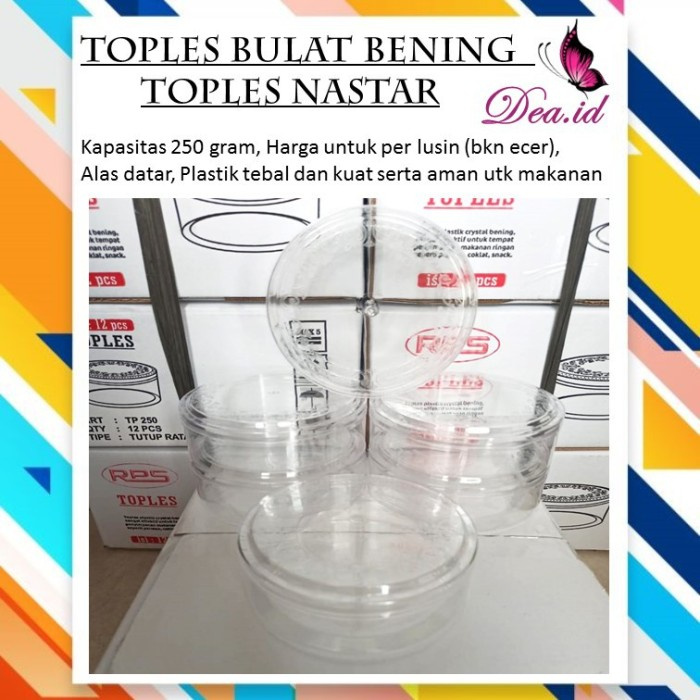Harga Toples Kue Kering 250 Gram 1 Lusin Terbaru September 2021 | BigGo  Indonesia