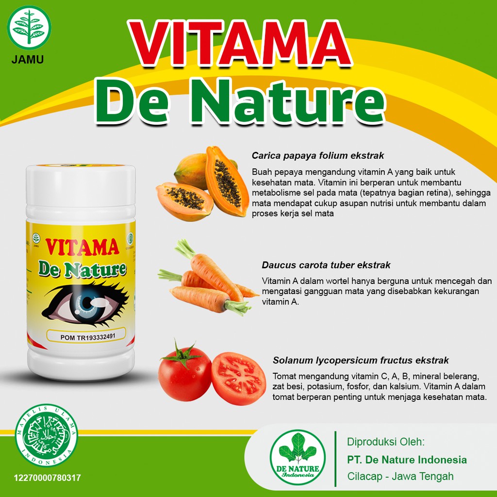 Obat Herbal Mata Merah Perih Minus Katarak Rabun Senja Dekat Dan Jauh De  Nature Asli Garansi | Shopee Indonesia