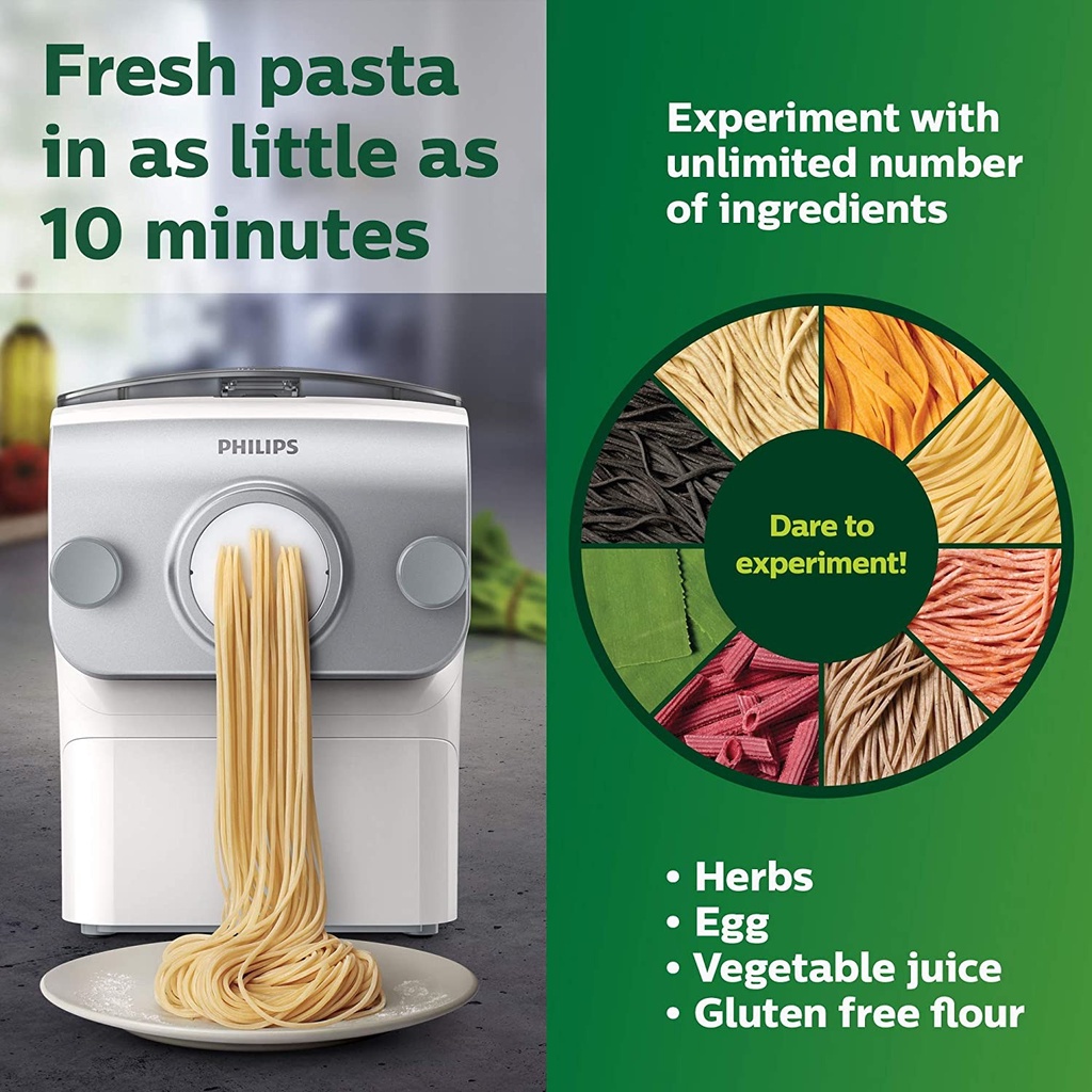 philips pasta and noodle maker plus large hr237506 - ori termurah shopee indonesia on philips pasta maker recipes penne