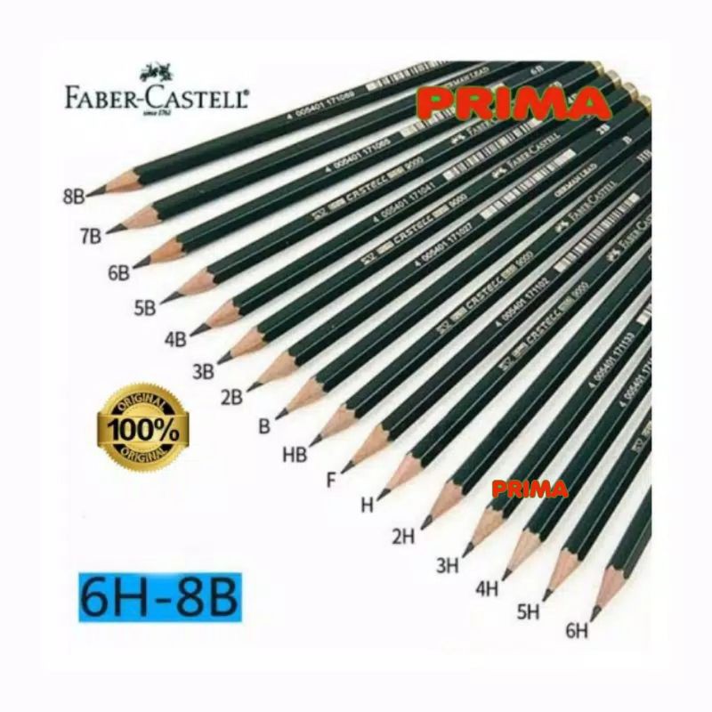 Sifatnyai murni untuk menggambar teknik arsir yang tidak bisa dipadukan dengan medium lain seperti air. Pensil Faber Castell Ukuran Lengkap Dari 6h Hingga 8b Termasuk Pensil 2b Faber Castell Original Shopee Indonesia