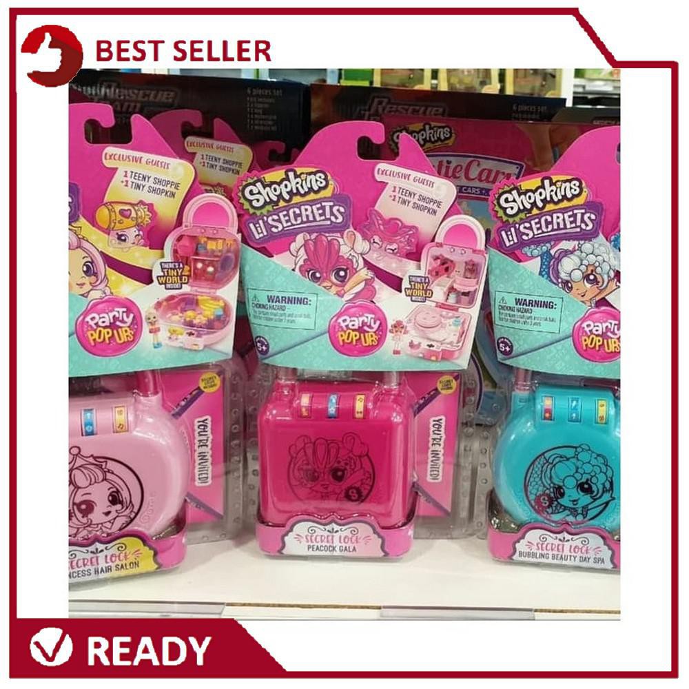 Shopkins Lil Secrets Secret Lock Party Pop Up Ready Shopee