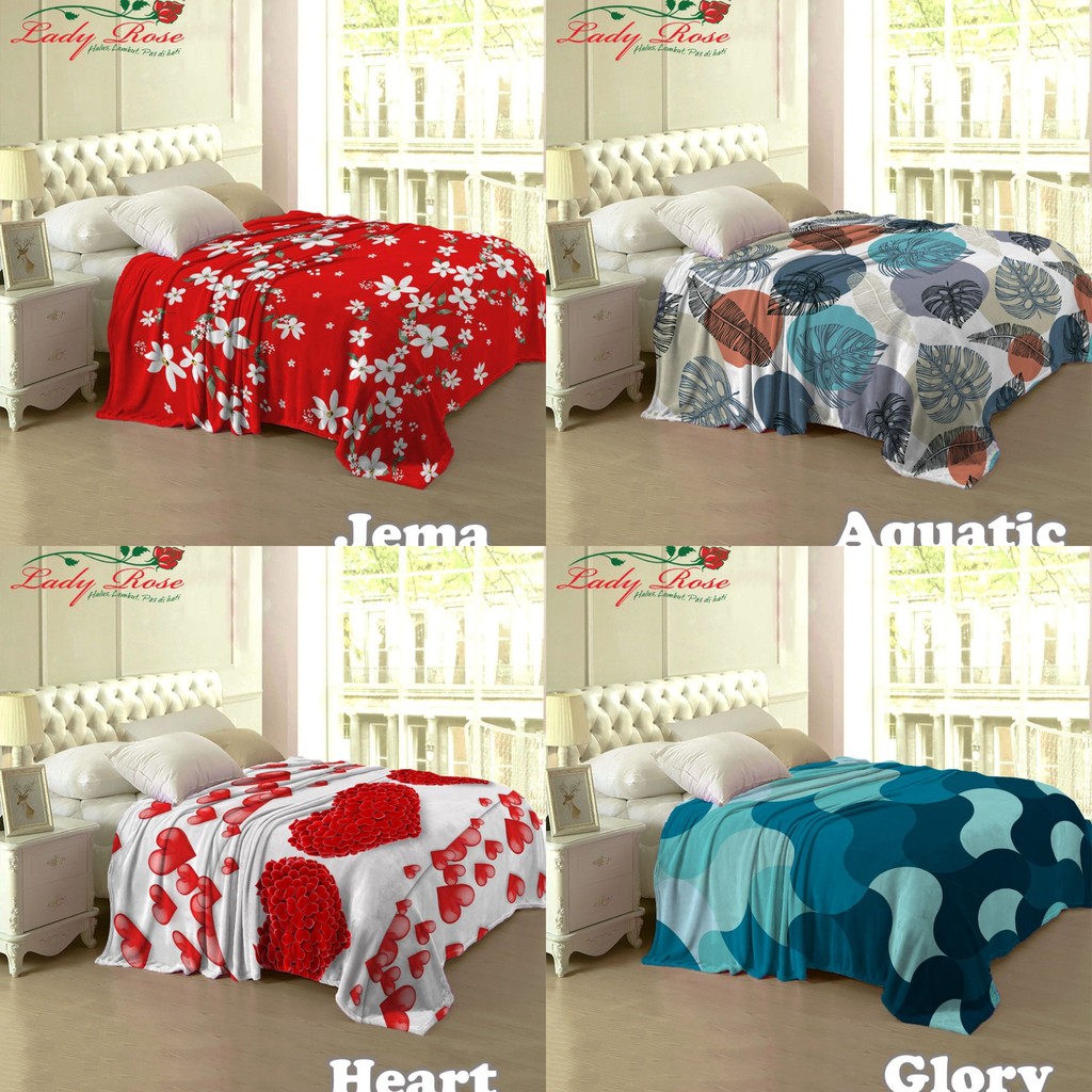 Jual WW Selimut Lady Rose - PILIHAN MOTIF - bulu halus - 160x200  Indonesia|Shopee Indonesia