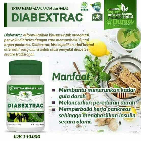 Diabextrac Obat Diabetes Hni Hpai Original Shopee Indonesia
