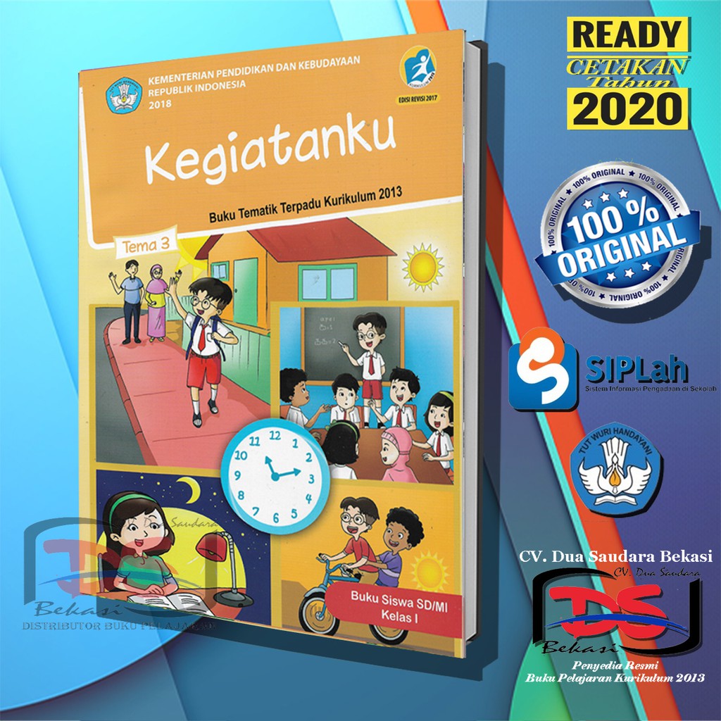 Pembelajaran tematik terpadu tema 3 kelas 5 sd/mi (kurikulum 2013 edisi revisi tahun 2017) 10:05:00 am buku , buku siswa , kelas 5 , kurikulum , kurikulum 2013 , tematik buku siswa merupakan buku panduan sekaligus buku aktivitas yang akan memudahkan para siswa terlibat aktif dalam pembelajaran. Buku Siswa Kelas 1 Sd Tema 3 Kurikulum 2013 Edisi Revisi 2018 Shopee Indonesia