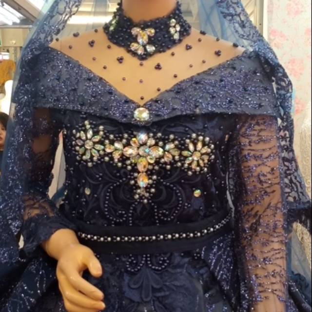 Ada gratis ongkir, promo cod, & cashback. Jual Gaun Pengantin Biru Dongker Indonesia Shopee Indonesia