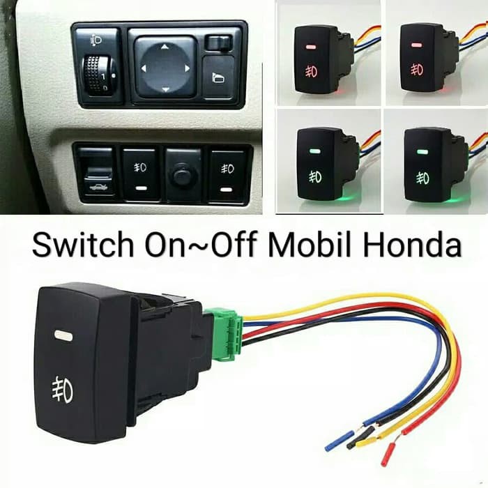 Saklar Lampu Mobil Honda / Tombol On Off Lampu Mobil DC 12 Volt | Shopee  Indonesia
