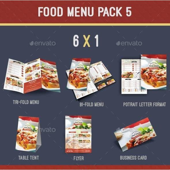 Template Tema Desain Design Menu Makanan Food Lengkap Full Shopee Indonesia
