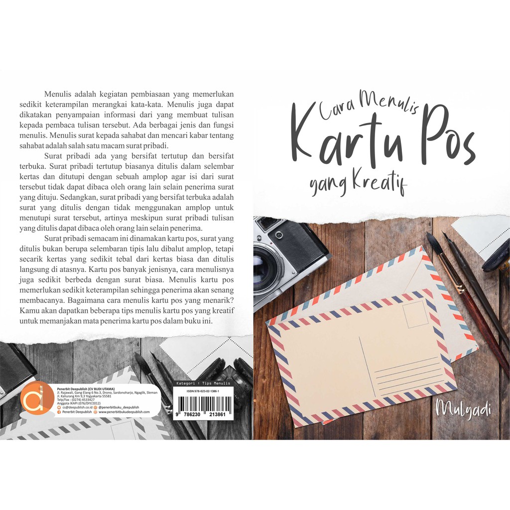 Buku Cara Menulis Kartu Pos yang Kreatif | Shopee Indonesia