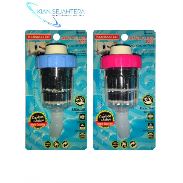 Zernii filter kran air zerni saringan keran air saringan air karbon. Jual Filter Kran Air Bersih Kenmaster Water Filter Fa 01 Tap Konektor Saringan Air Bersih Indonesia Shopee Indonesia