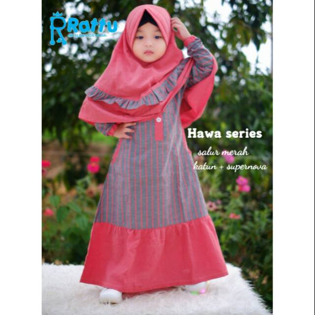 Gamis Anak Hawa Series By Rattu Shopee Indonesia
