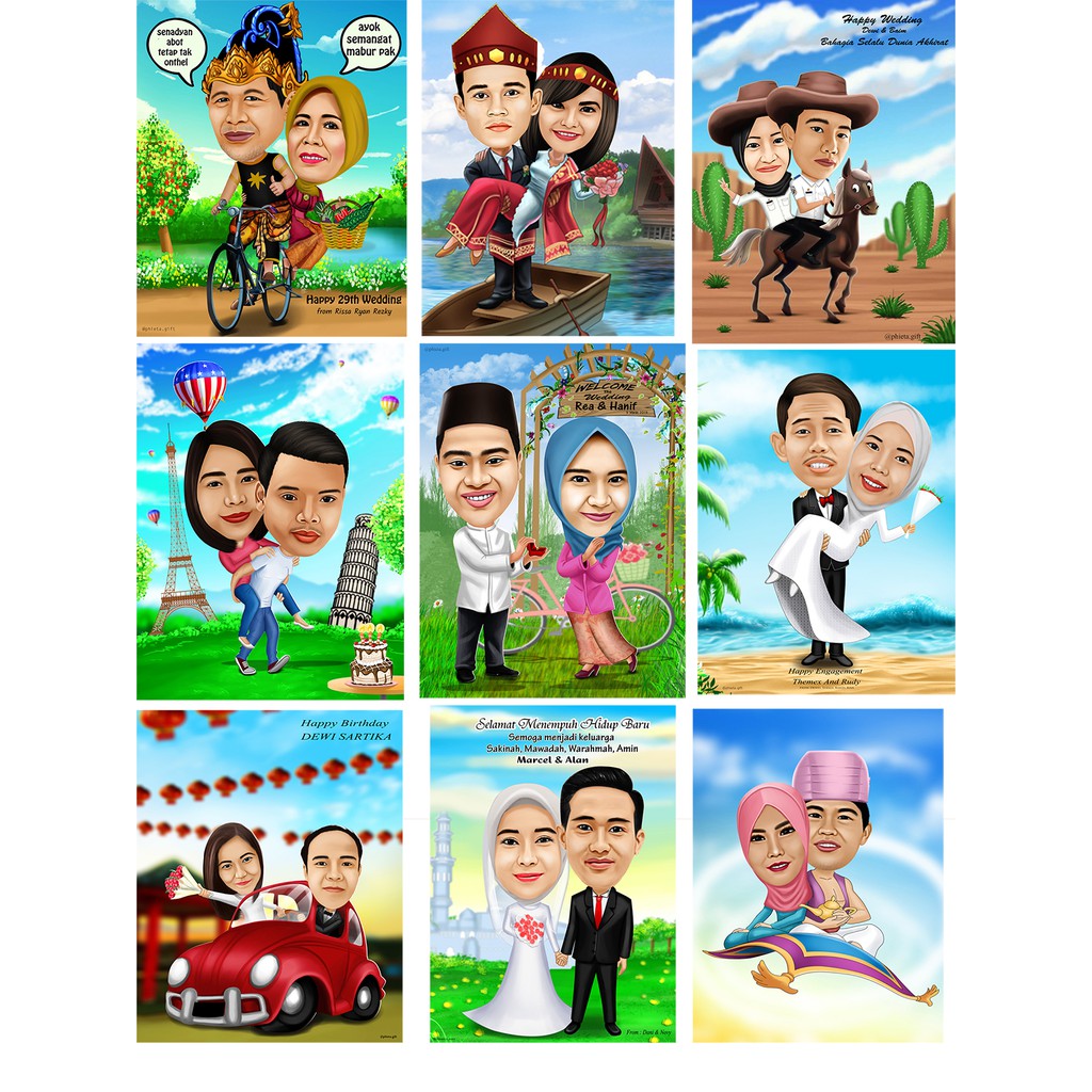 Padahal tidak menutup kemungkinan hasil tersebut karena malas belajar. Karikatur Bingkai Minimalis Ukuran A4 20 30 Shopee Indonesia