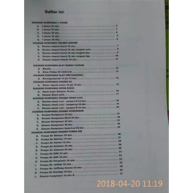 Kawat sesuai ukuran motor yang akan diperbaiki. Buku Skema Gulungan Dinamo Pompa Air Dan 3 Phase Shopee Indonesia