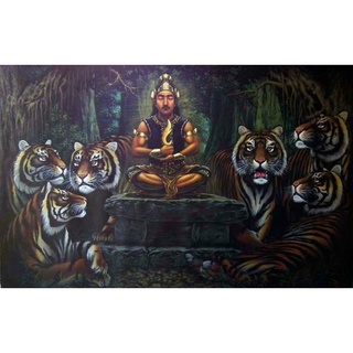 Jual Produk Baru Lukisan Cetak Prabu Siliwangi Dan Sekumpulan Harimau Penjaga Plus Bingkai Ukuran 65×45Ql Indonesia|Shopee Indonesia 320_X_320_jpg
