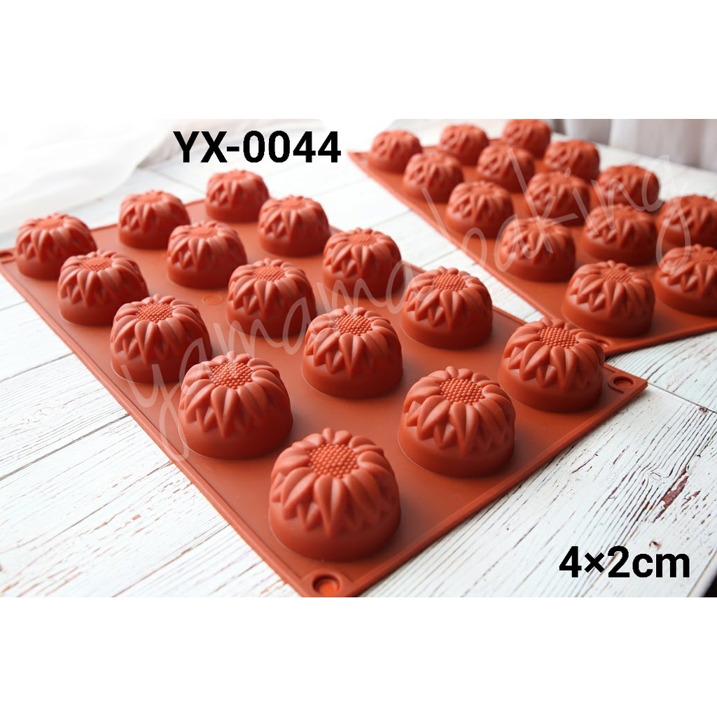 YX-0044 Cetakan Silikon coklat puding entremet petit fours gateaux | Shopee  Indonesia