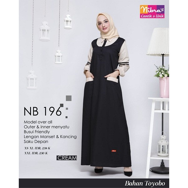 Gamis Modern Terbaru Nibras Dress Modern Terbaru Nibras Nb 196