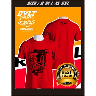 Kaos T Shirt Motogp Marc Marquez 6 World Championship Logo Bl Merch