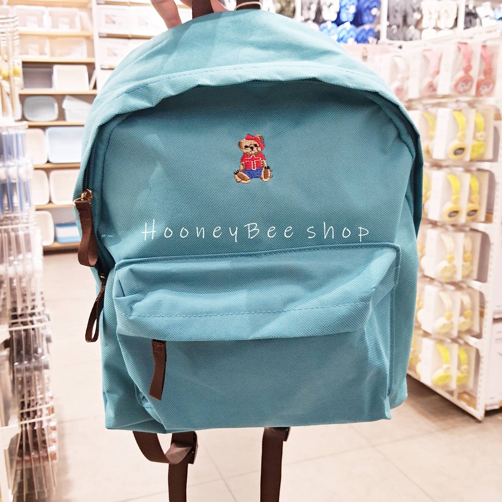 ORIGINAL MINISO - Backpack little bear tas ransel sekolah | Shopee Indonesia