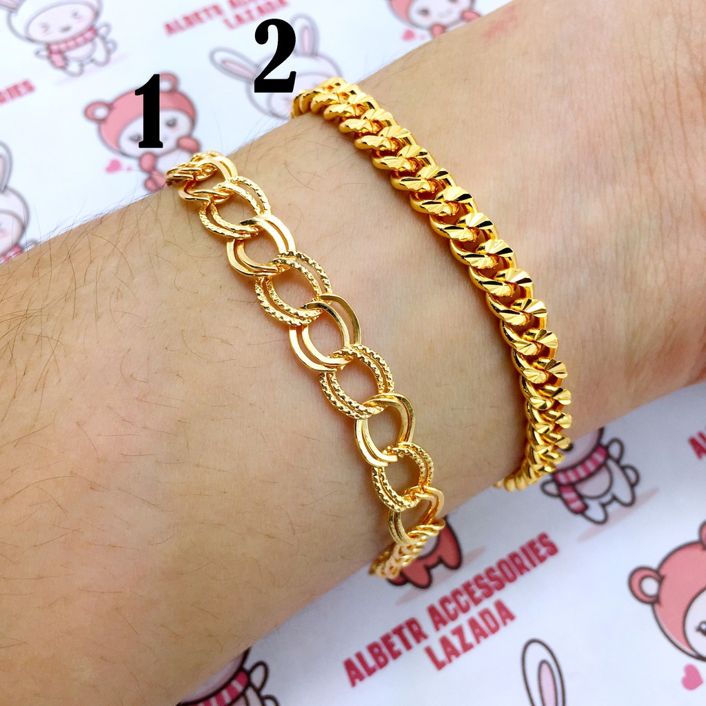 Ide terpopuler model gelang emas rantai