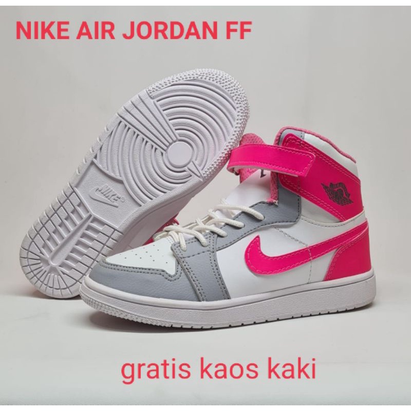 Cek harga terbaik sekarang hanya di biggo! Jual Sepatu Anak Perempuan Nike Air Jordan Ff Free Fire Model Terbaru 2021 Abu Pink Sepatu Cewek Nike Jordan Indonesia Shopee Indonesia