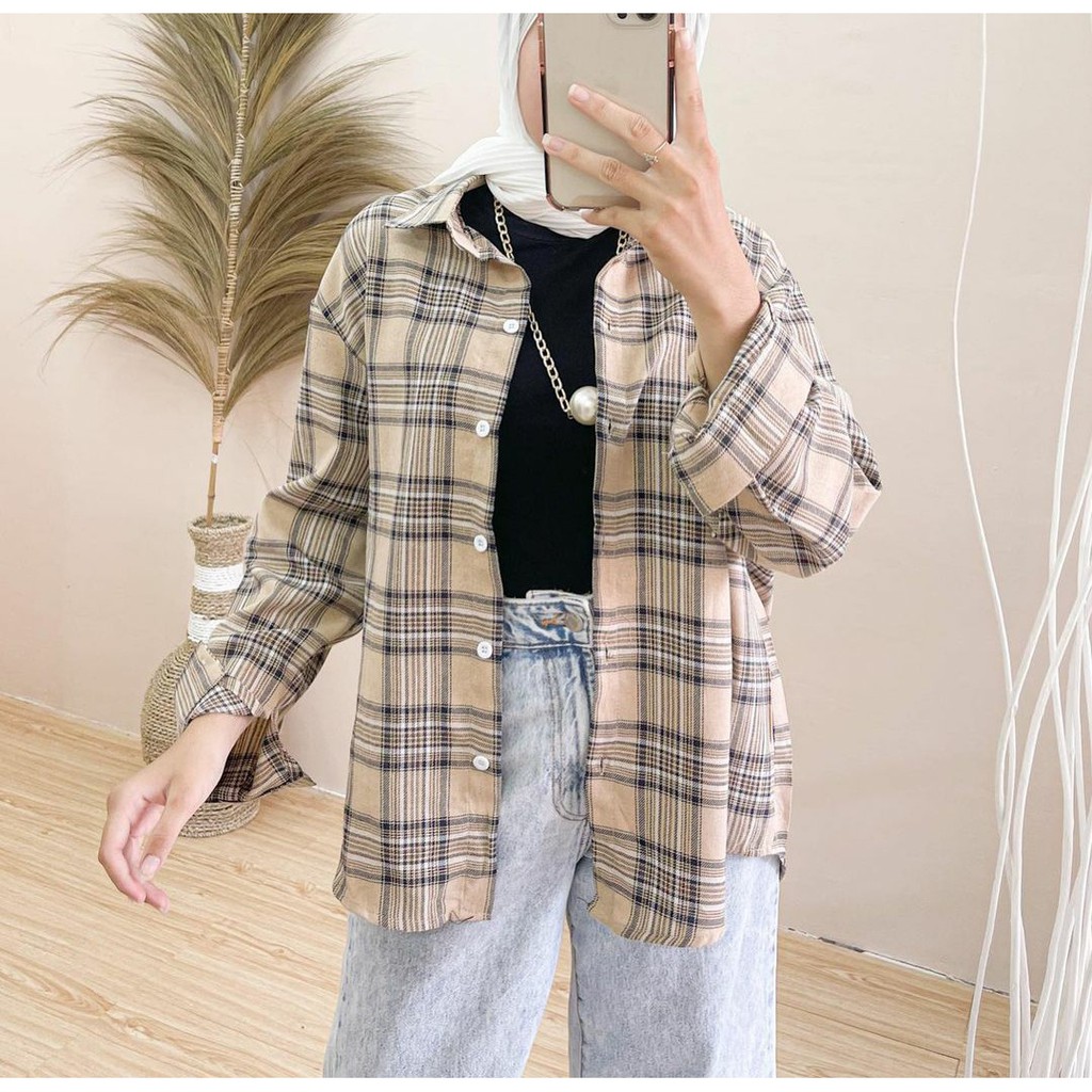 Watch popular content from the following creators: Jual Guilen Top Baju Atasan Wanita Kemeja Kotak Kemeja Korean Style Muslim Shopee Indonesia