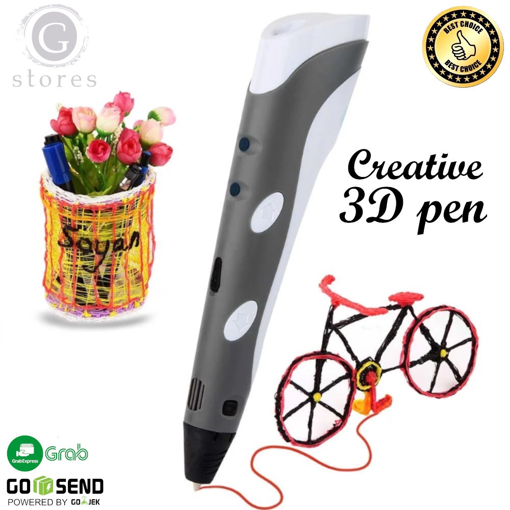 And this time, we recommend that you use all your creativity to create your . Jual Creative 3d Pen Diy 3d Printer Pena Gambar Modelling 3d Drawing Pen Indonesia Shopee Indonesia