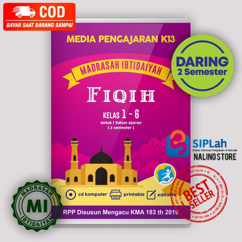Rpp 1 lembar daring sd/mi kurikulum 2013 revisi terbaru sesuai se no 14 th 2019 serta dapat di download oleh guru . Cd Rpp 1 Lembar Mi Fiqih Rpp Daring Dan Luring 2 Semester K13 Revisi Terbaru Shopee Indonesia
