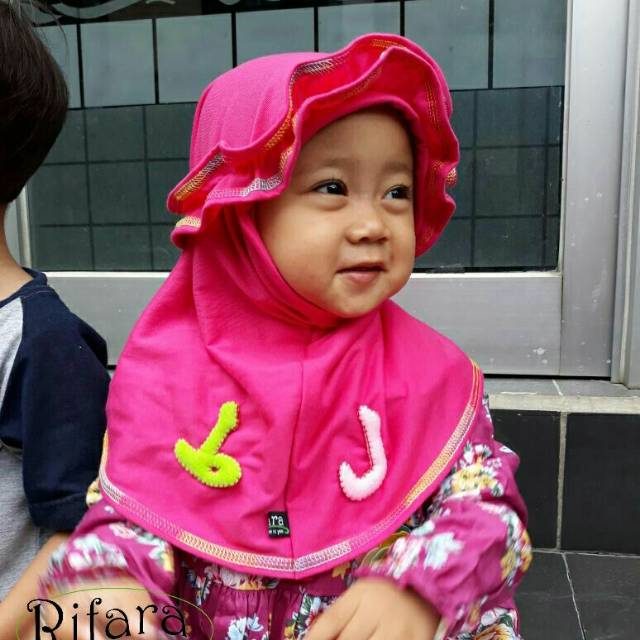Dapatkan Gambar Kerudung Anak Karakter Ruffle Jilbab Hijab Bayi Hijab Anak Terbaru by Lampunghits.com
