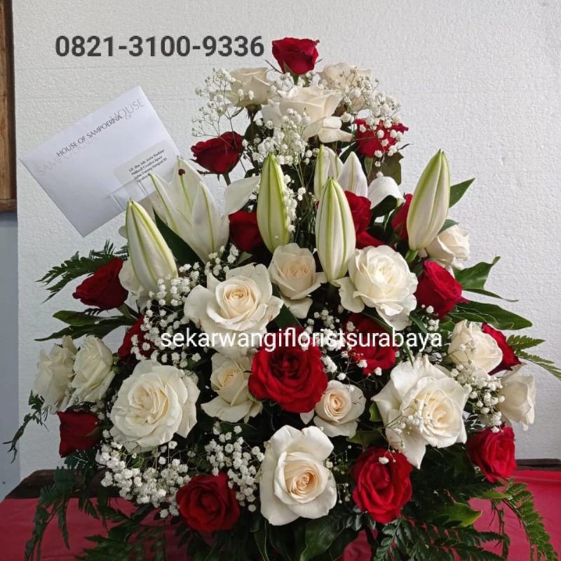 Jual Bunga Meja Surabaya / Bunga Mawar Lily / Toko Bunga / Rangkaian Bunga Mawar / Karangan Bunga Indonesia|Shopee Indonesia 800_X_800_jpg
