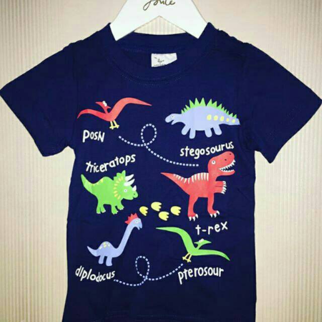 Baju kucing anjing model dinosaurus kostum cat dog pakaian hoodie dino: Kaos Anak Motif Dinosaurus T Shirt Dinosaurus Shopee Indonesia