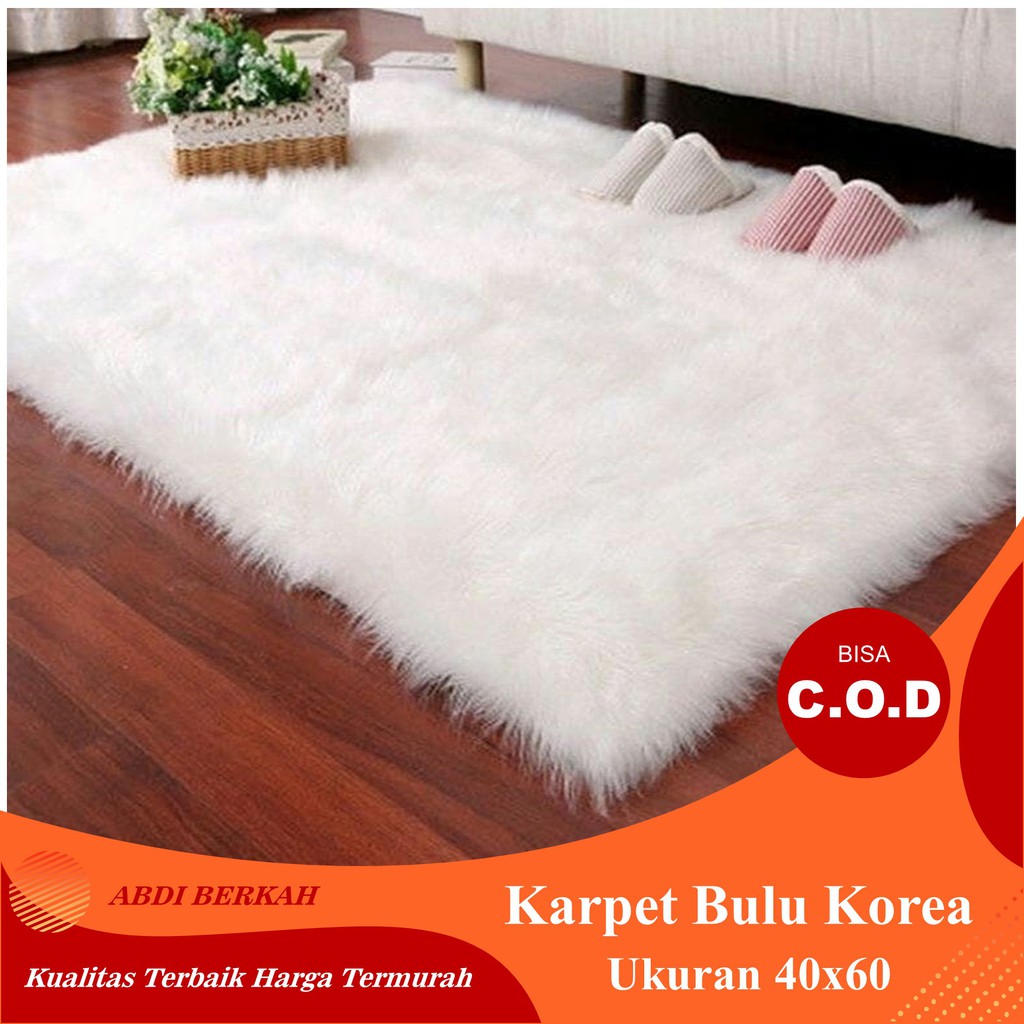 Karpet merak murah lebar 200x240 peacock warna. Karpet Bulu Korea Warna Putih Ukuran Kecil Sedang Karpet Bulu Persegi Bulat Lebat Halus Lembut Shopee Indonesia