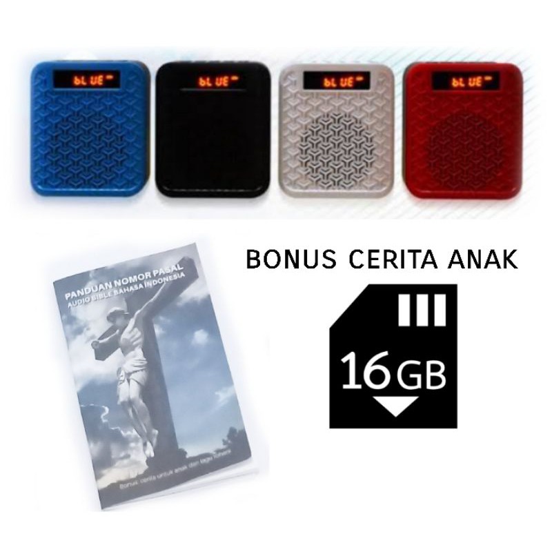 speaker katolik Kristen protestan Alkitab cerita anak lagu rohani MP3 audio  bible bahasa Indonesia | Shopee Indonesia