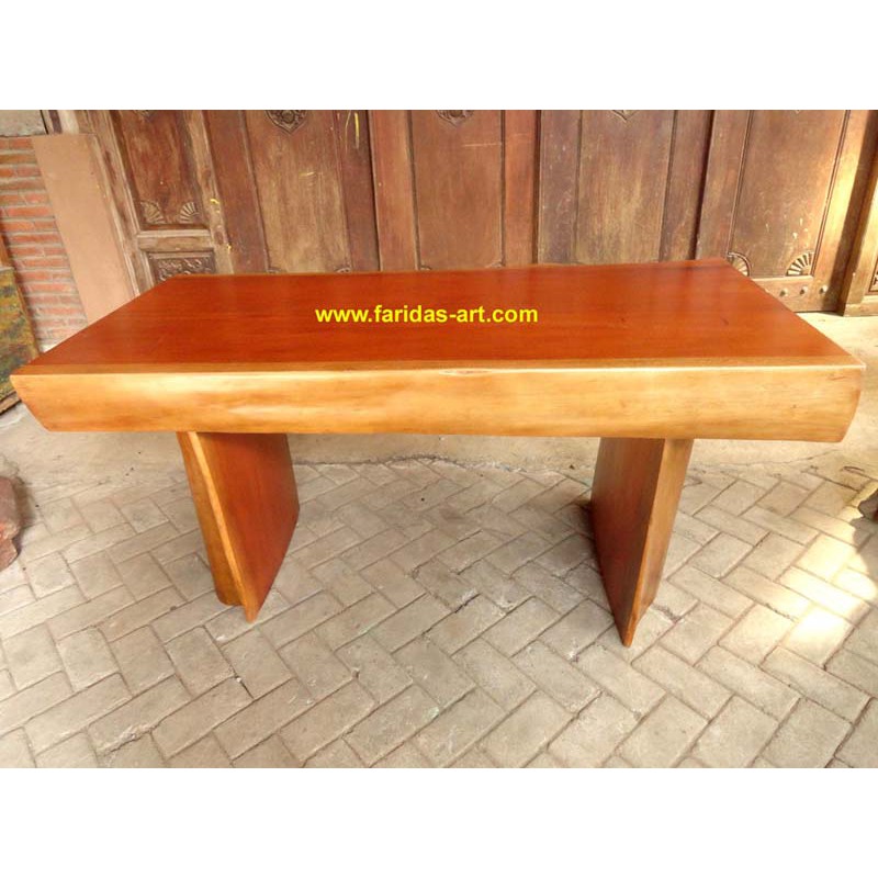 Furniture Kayu Mahoni Solid Berupa Meja Makan Model Natural M.21 | Shopee  Indonesia