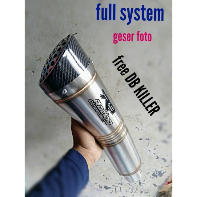 Knalpot Racing R 9 New Cbr150r Cb150r Vixion R15 V3 Xabre Gsx Verza Sonic Satria Gtr Byson Mx