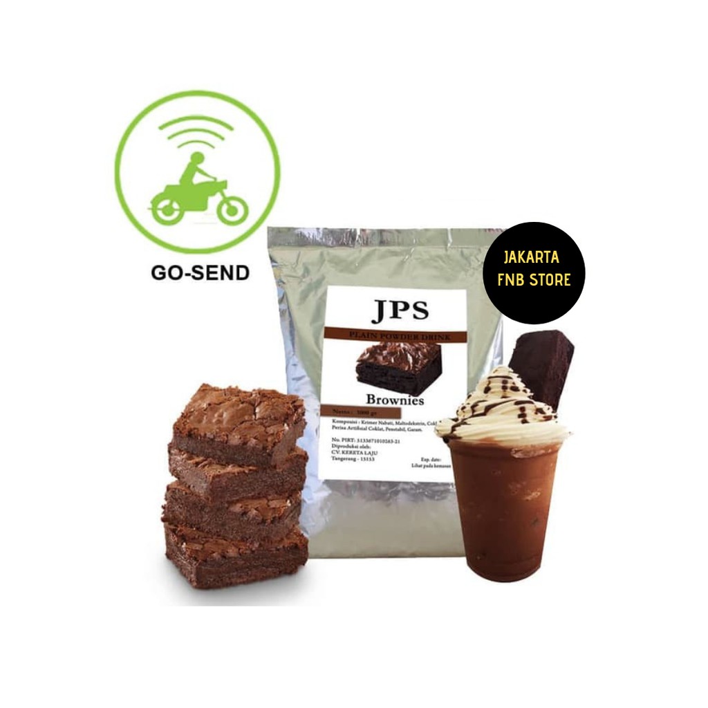 Lihat juga cara membuat fudgy brownies sekat dan . Jual Bubuk Minuman Brownies Plain Powder Jps Tanpa Gula Indonesia Shopee Indonesia