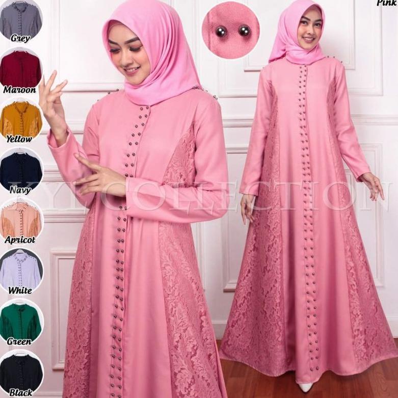 Khususnya di bulan lebaran, tradisi melakukan pembelian baju baru menjelang hari raya idul fitri menjadikan pemilihan model. Jual Gamis Brokat Harga Terbaik Baju Hamil Pakaian Wanita Oktober 2021 Shopee Indonesia