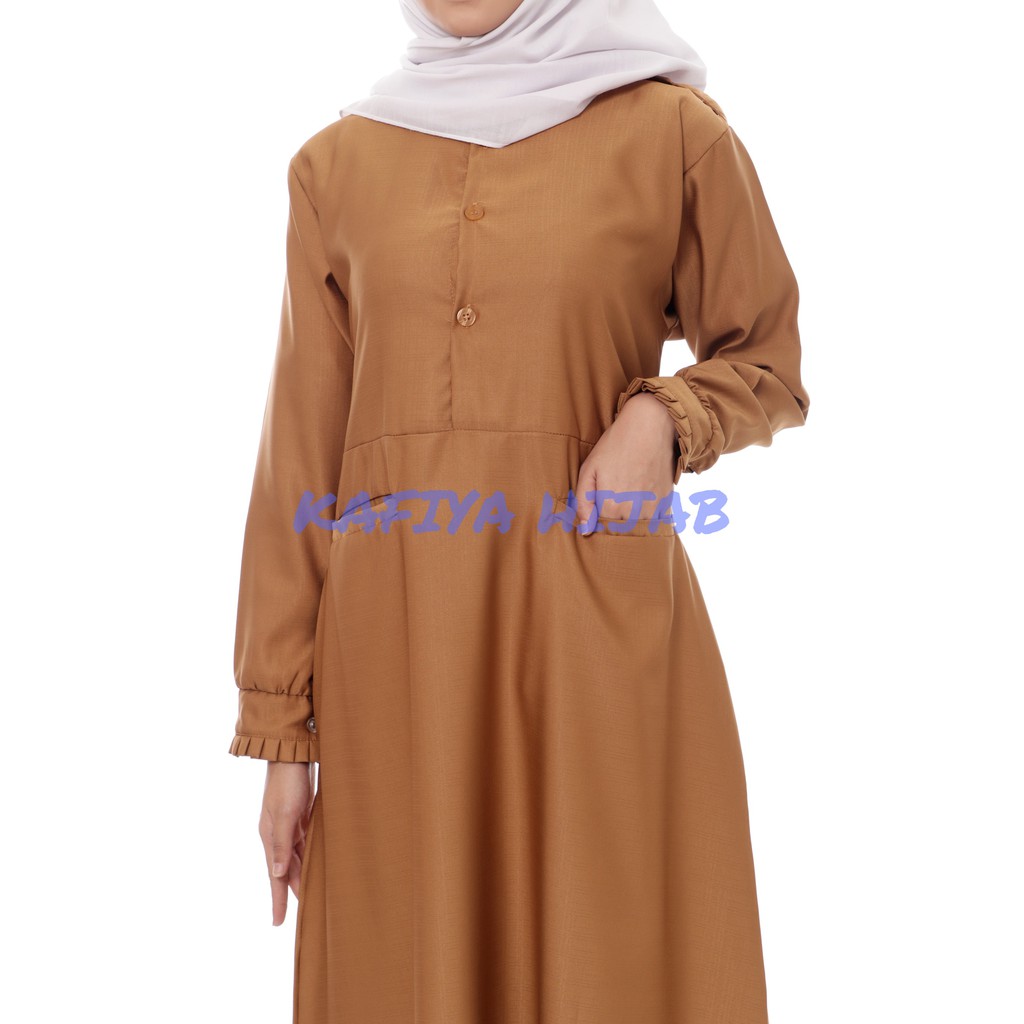 Baju Gamis Pns Pdh Pemda Bahan Baloteli By Kafiya Hijab Shopee