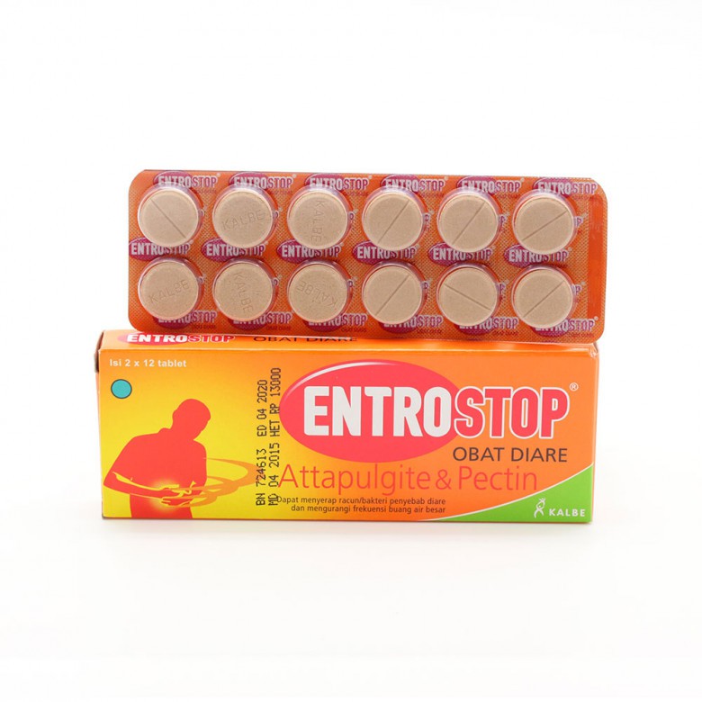 Entrostop Tablet Obat Diare Per Strip Shopee Indonesia