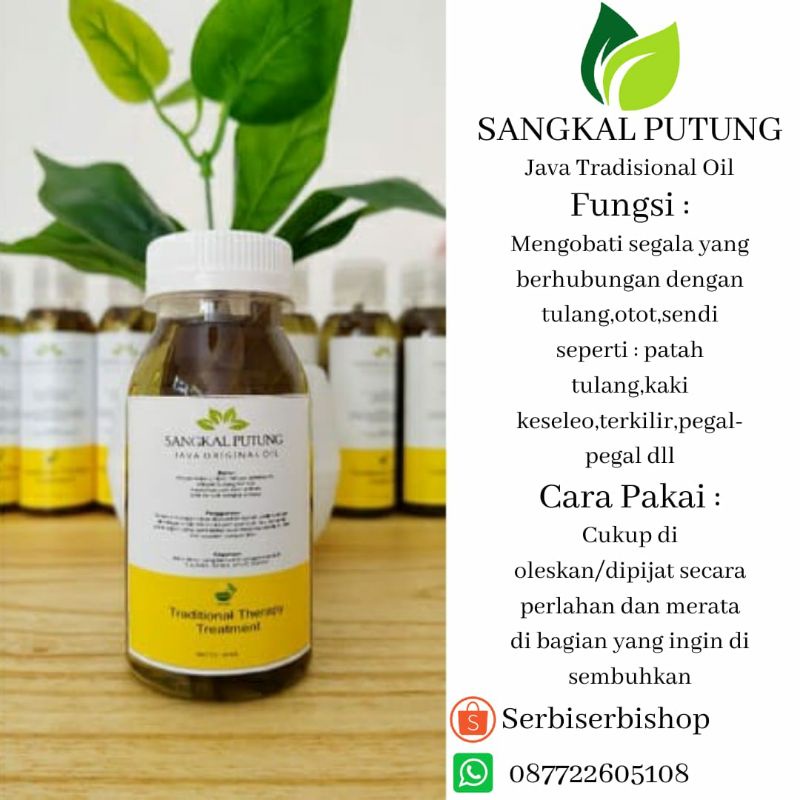 Jual Minyak Pijat Original Sangkal Putung Tarjib Minyak Patah Tulang Minyak  Urut Indonesia|Shopee Indonesia