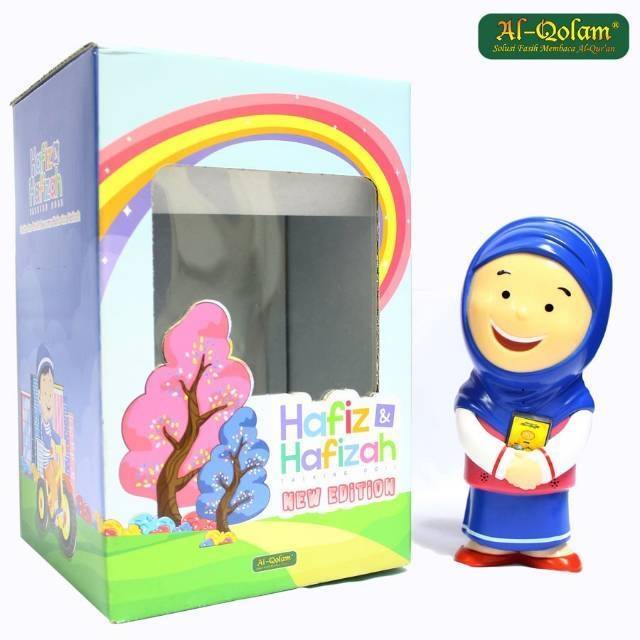 Jual boneka hafiz doll versi 4 hafizah biru