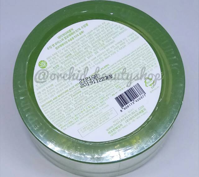 Multifunction gel tentu punya perbedaan dengan produk aloe vera dari nature republic. Original Nature Republic Aloe Vera 92 Soothing Gel Kemasan Jar Tube Shopee Indonesia