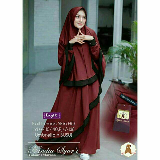 Gamis Syari Nandia Shopee Indonesia