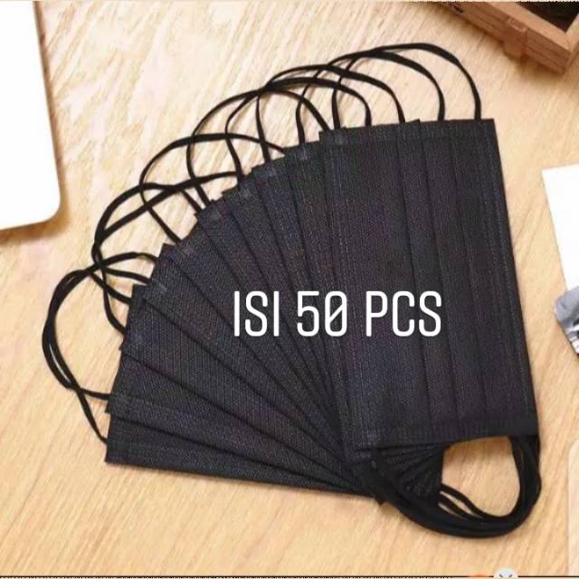 Jual Masker Hitam Korea 50Pcs Indonesia|Shopee Indonesia 640_X_640_jpg